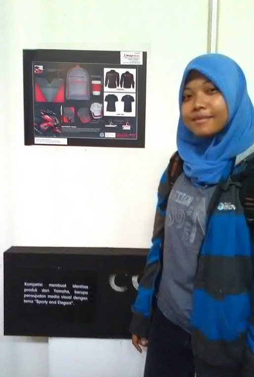 Mbak Miftah dari Prodi TI, Juara III Desain Tingkat nasional